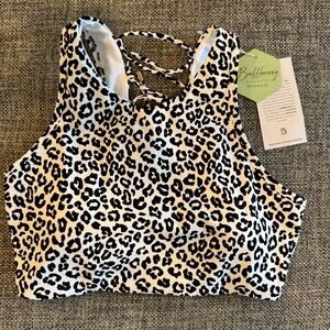 BuffBunny Leopard Print Bikini Top